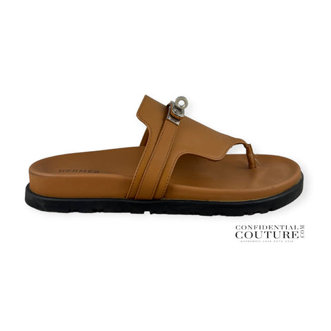 Empire Tan Leather Sandals EU 39 | US 8.5 | UK 5.5