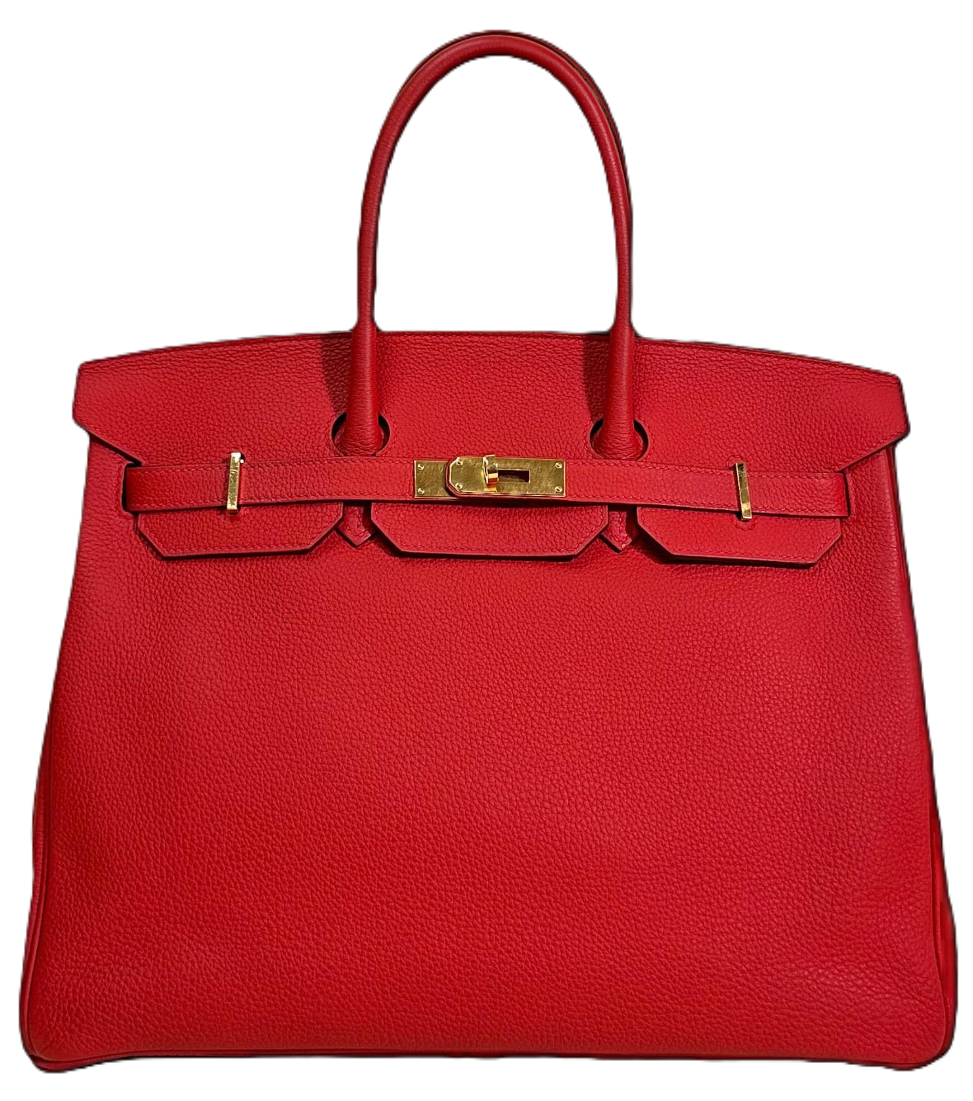 Birkin 35 Red in Togo Leather with Gold Hardware