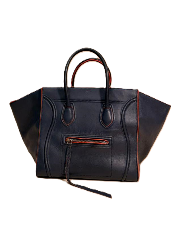 Navy Medium Phantom Luggage Tote