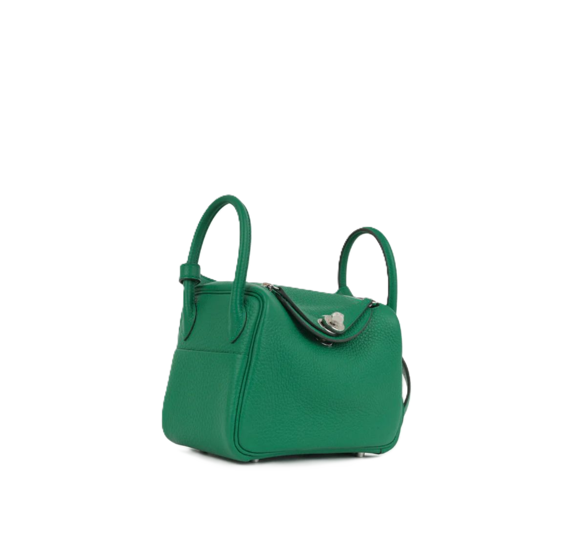 Mini Lindy Color malachite with palladium hardware 2025