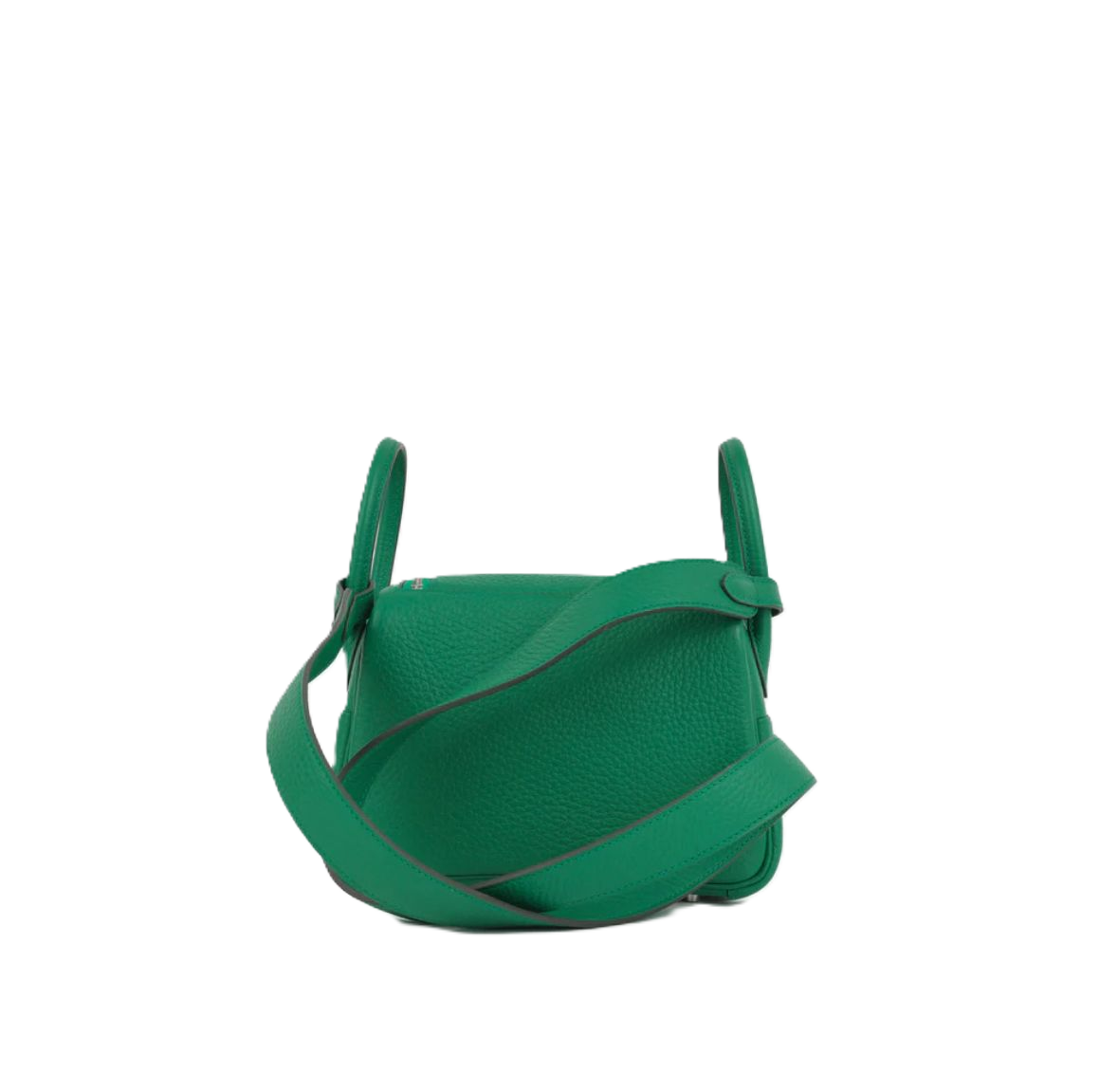 Mini Lindy Color malachite with palladium hardware 2025