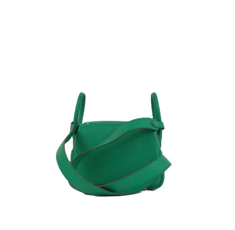 Mini Lindy Color malachite with palladium hardware 2025
