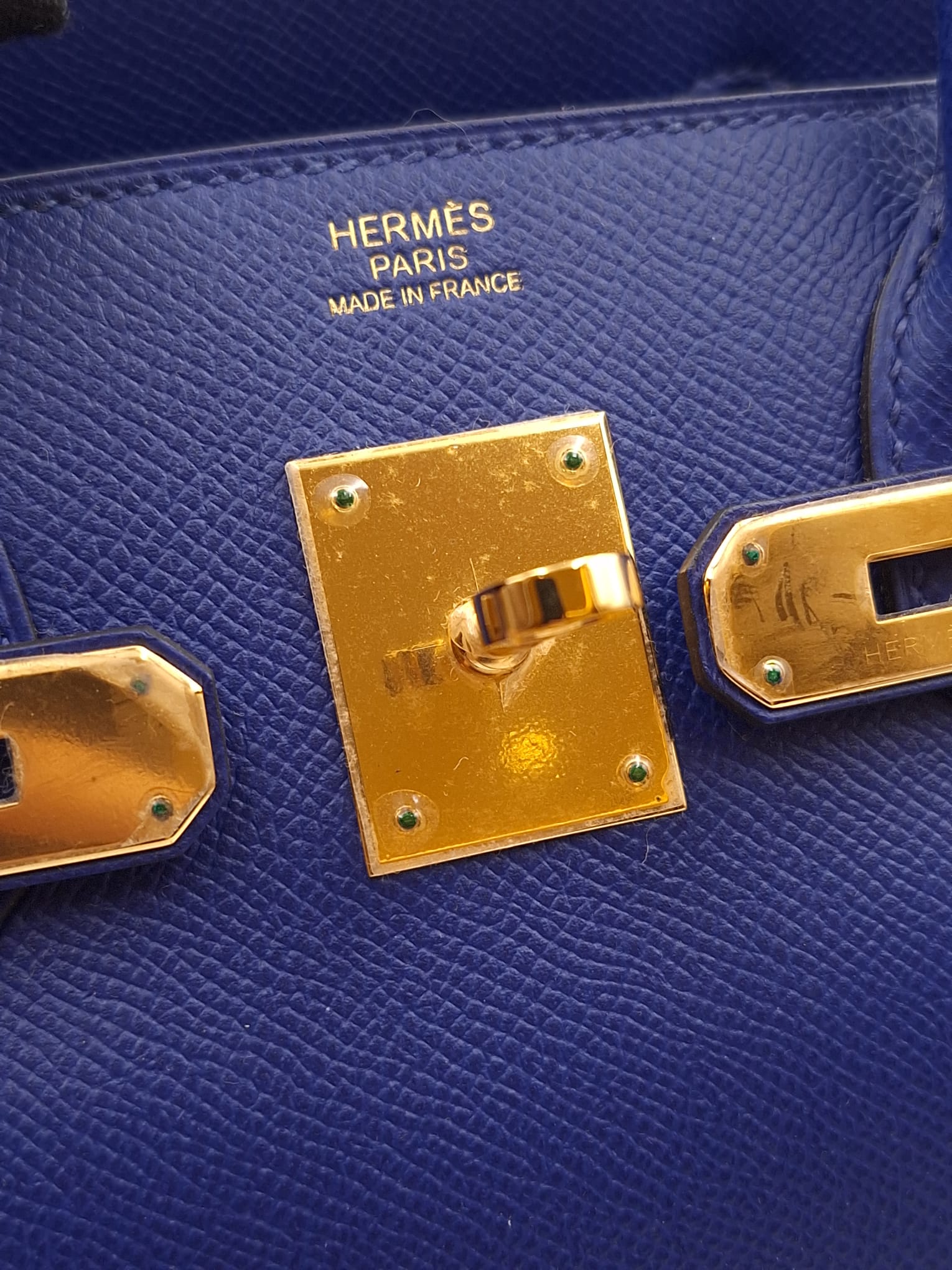 Birkin 30 Bleu Electrique in Epsom Leather GHW