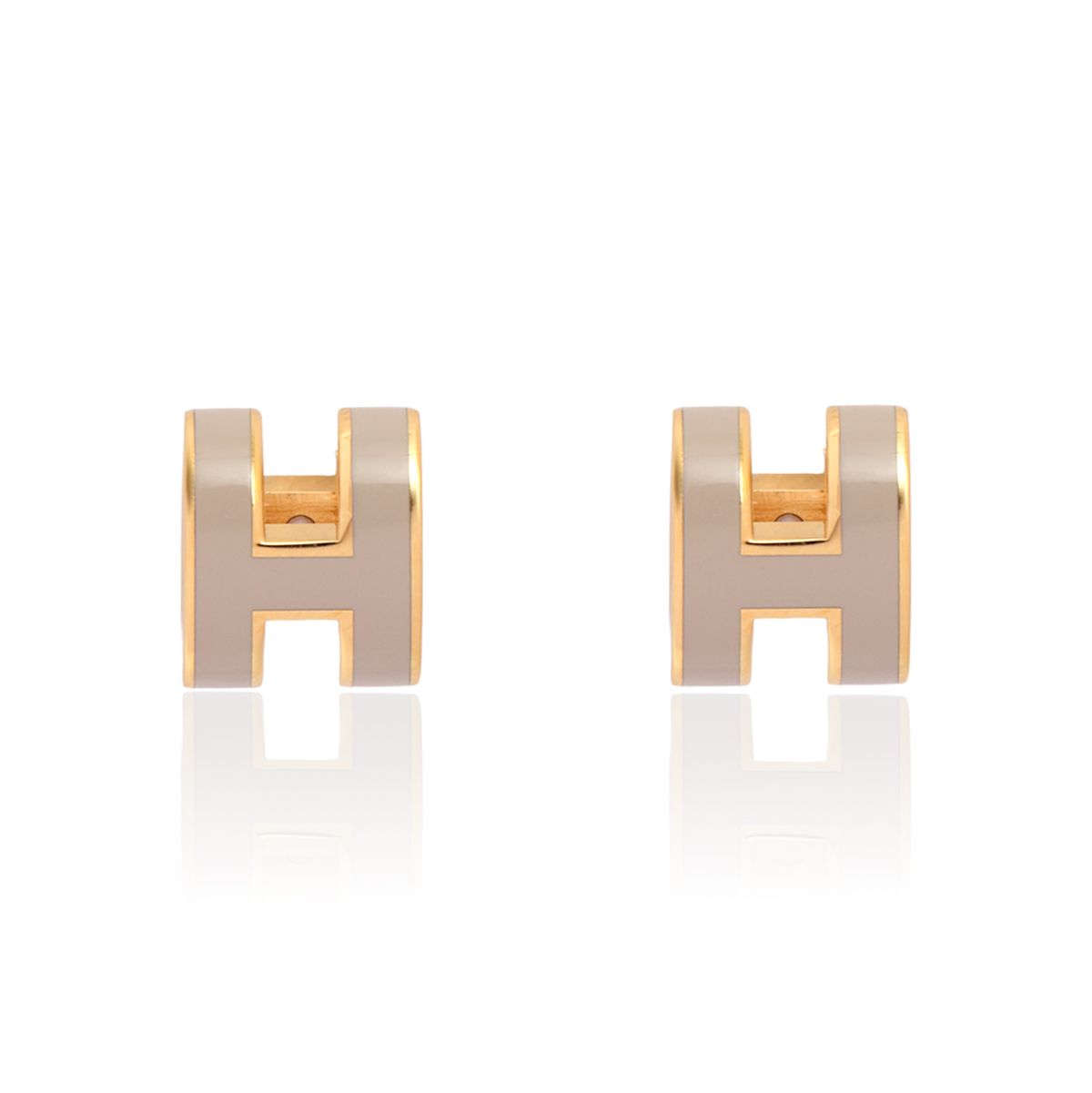Pop H Marron Glace Earrings