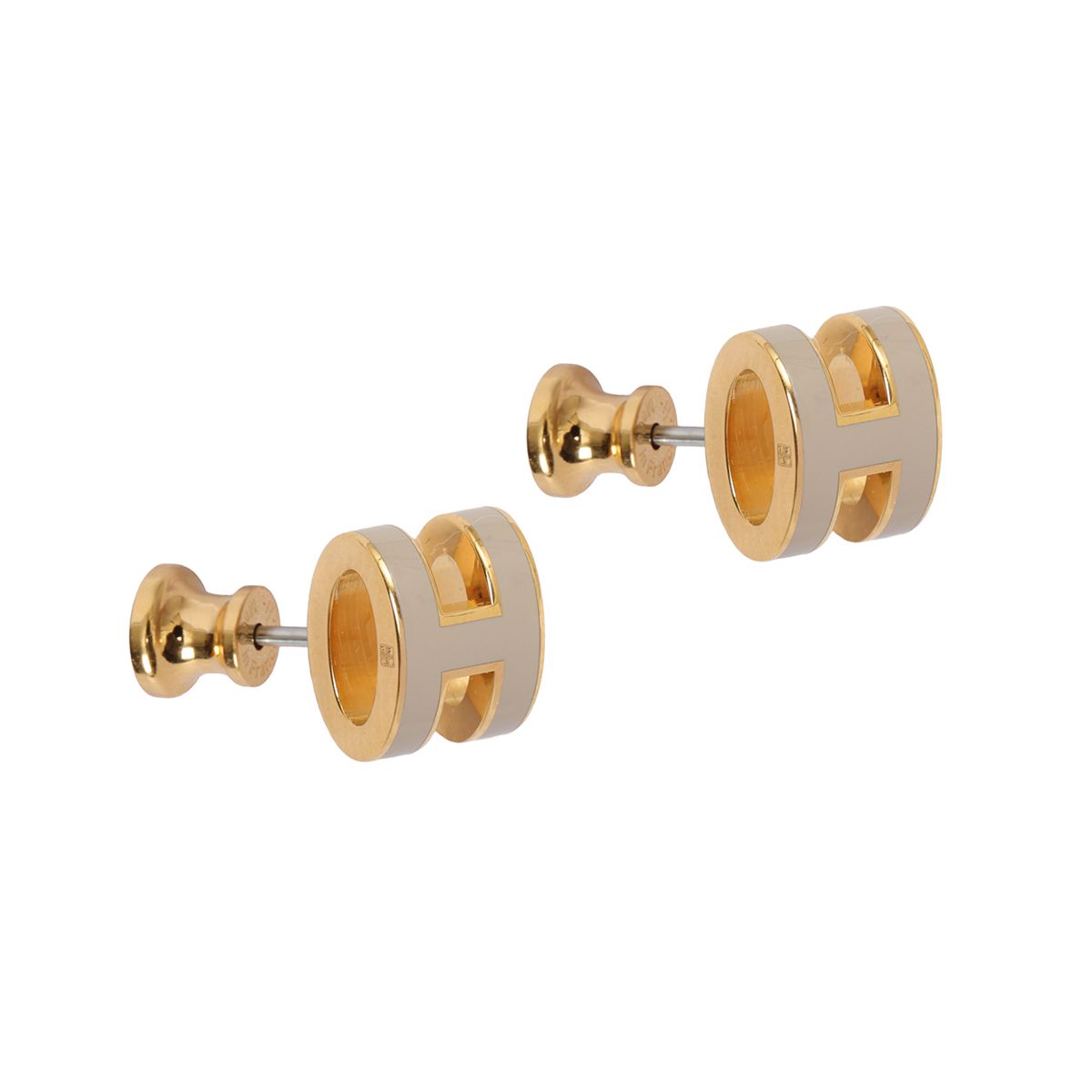 Pop H Marron Glace Earrings