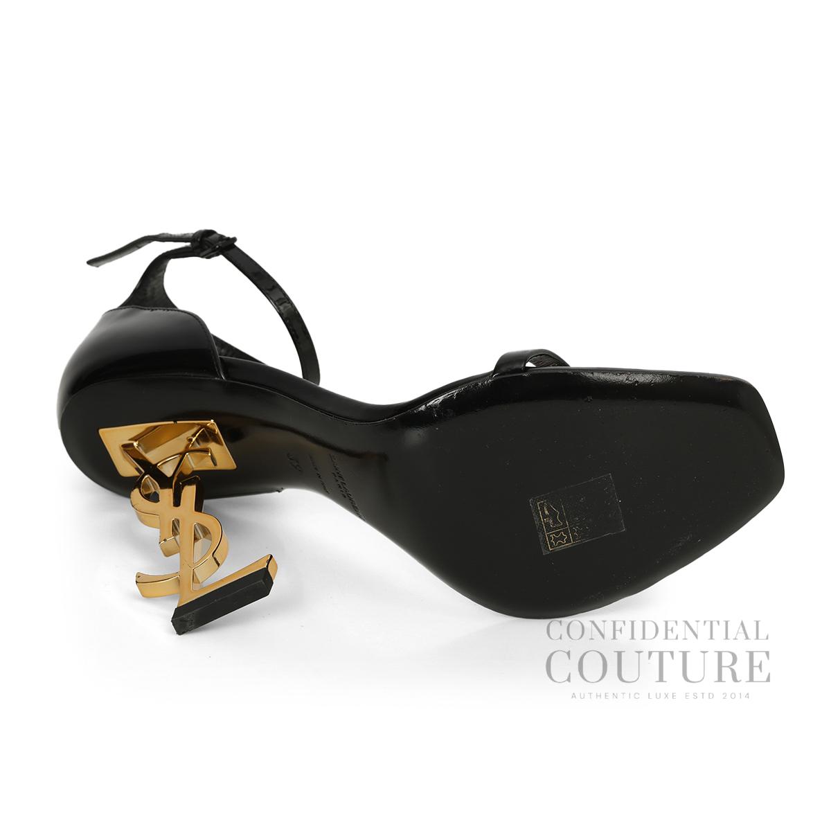 Opyum Heels In Black Patent Leather - Size 39