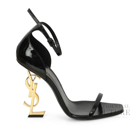 Opyum Heels In Black Patent Leather - Size 39