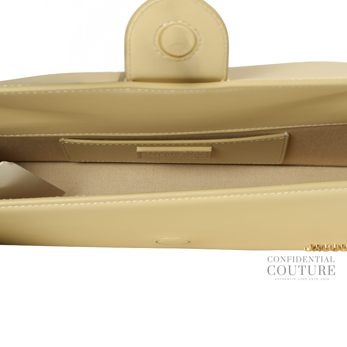 The Long Flap Bambino Yellow Shoulder Bag