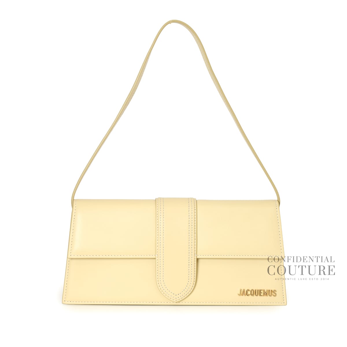The Long Flap Bambino Yellow Shoulder Bag