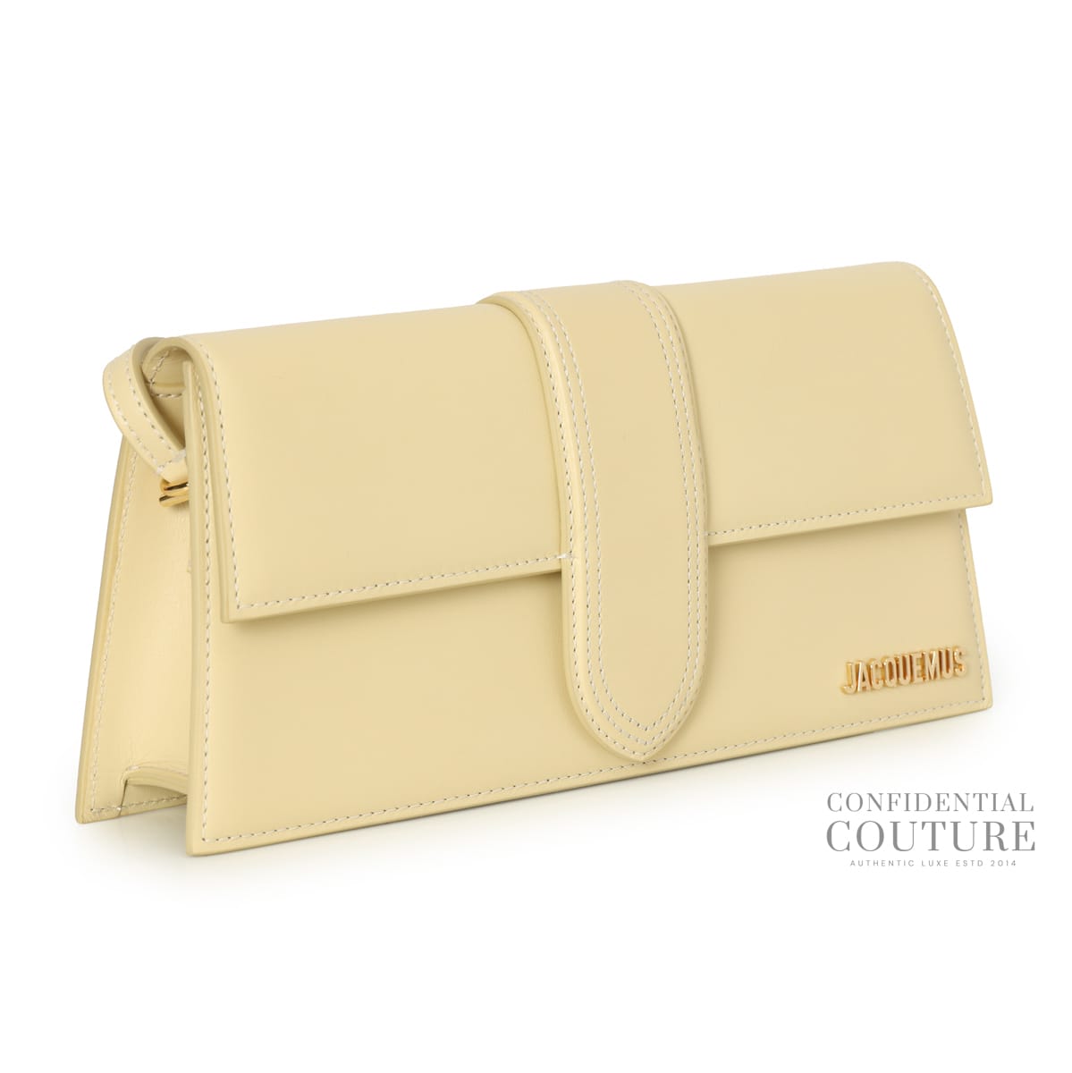 The Long Flap Bambino Yellow Shoulder Bag