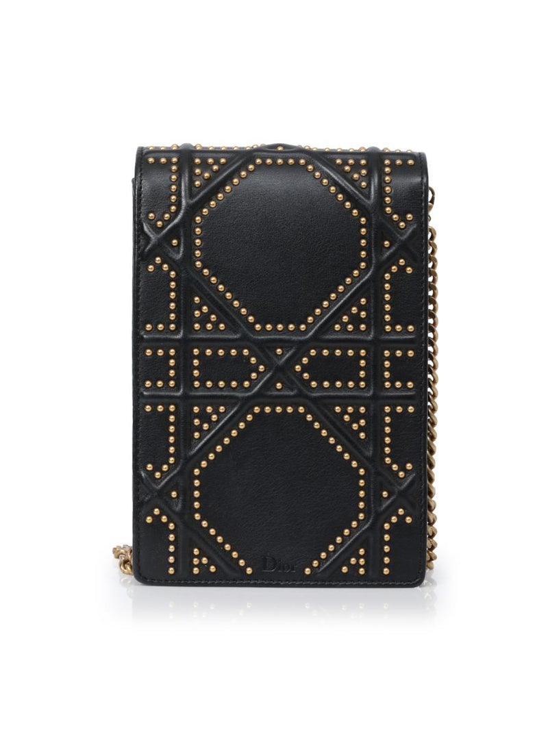 Dior Diorama Vertical Leather Crossbody Bag Small