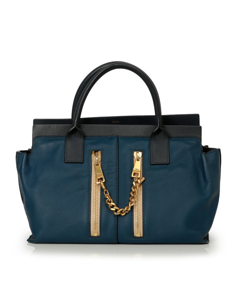 Kate Double Zip Satchel Bag One Size