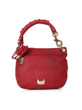 Red Leather Sky Hobo Small