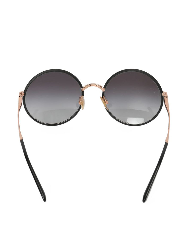 Acetate Gradient Round Sunglasses Small
