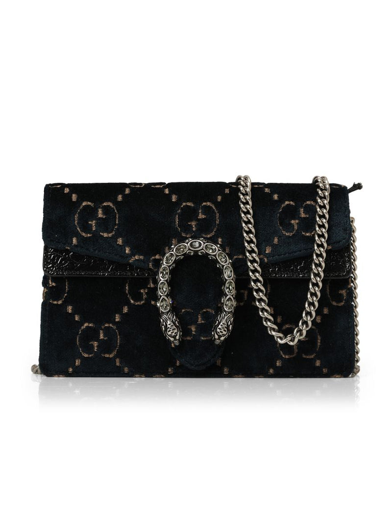 GG Velvet Supermini Dionysus Bag Supermini