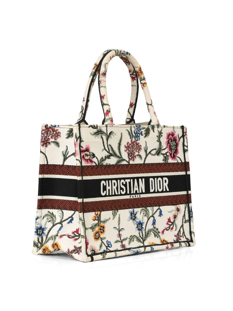 Dior Medium Petites Fleurs Embroidery Book Tote