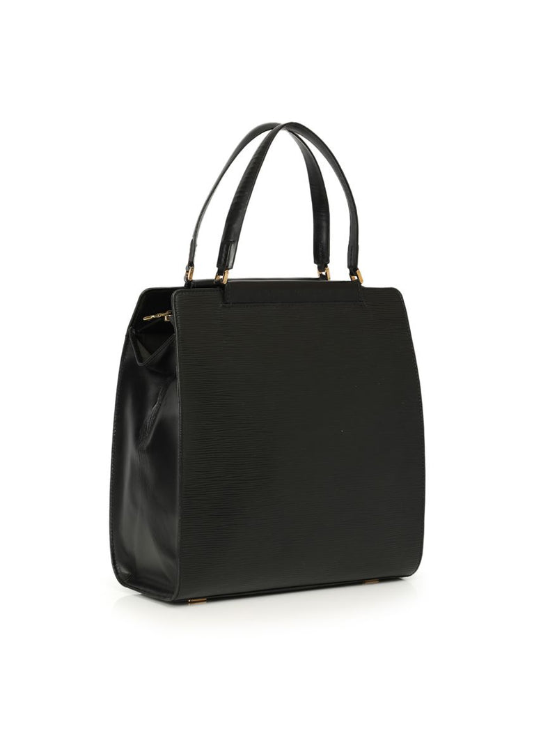 Black Epi Leather Figari MM Bag