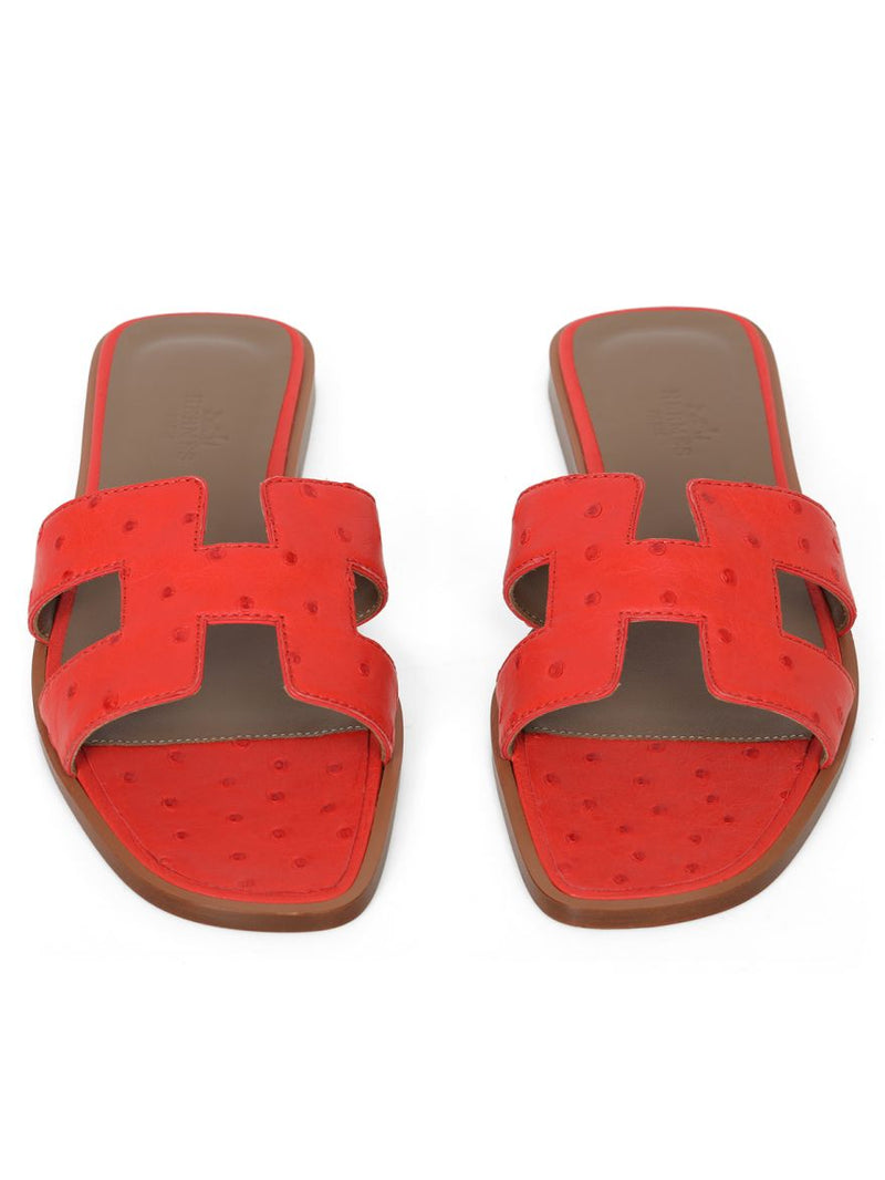 Ostrich Orans Sandals Size: 37