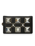 Black Studded Evening Bag One Size