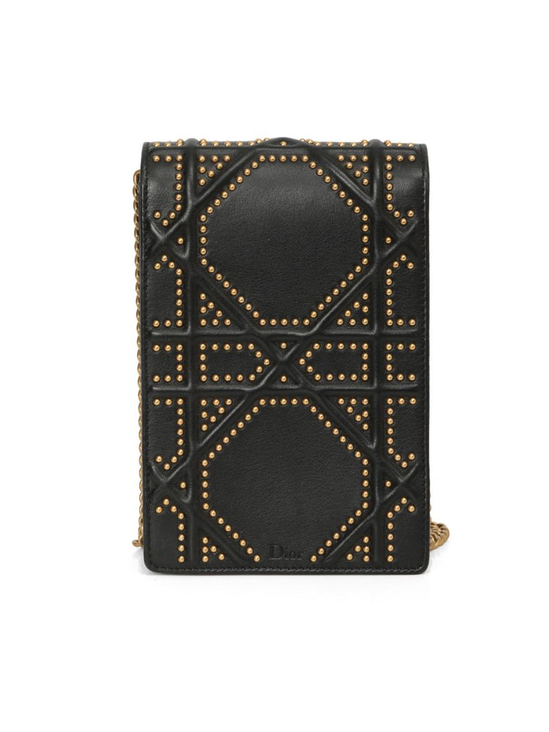 Dior Diorama Vertical Leather Crossbody Bag Small