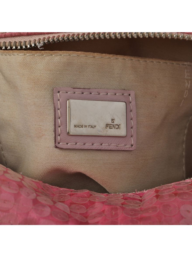 Pink Gradient Sequin Bauletto Boston Bag One Size