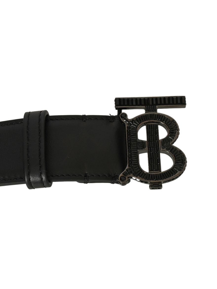 Black Leather 90CM Belt