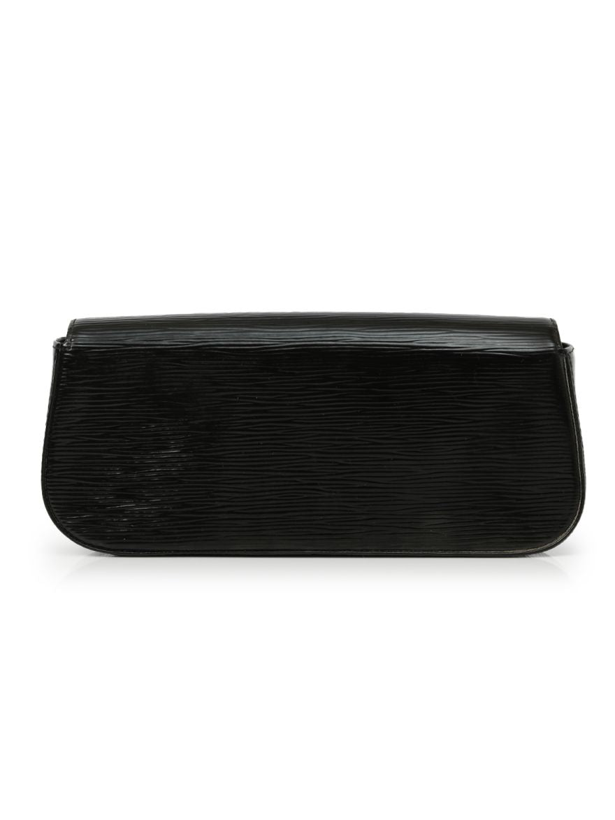 Black Electric Epi leather Sobe Clutch One Size