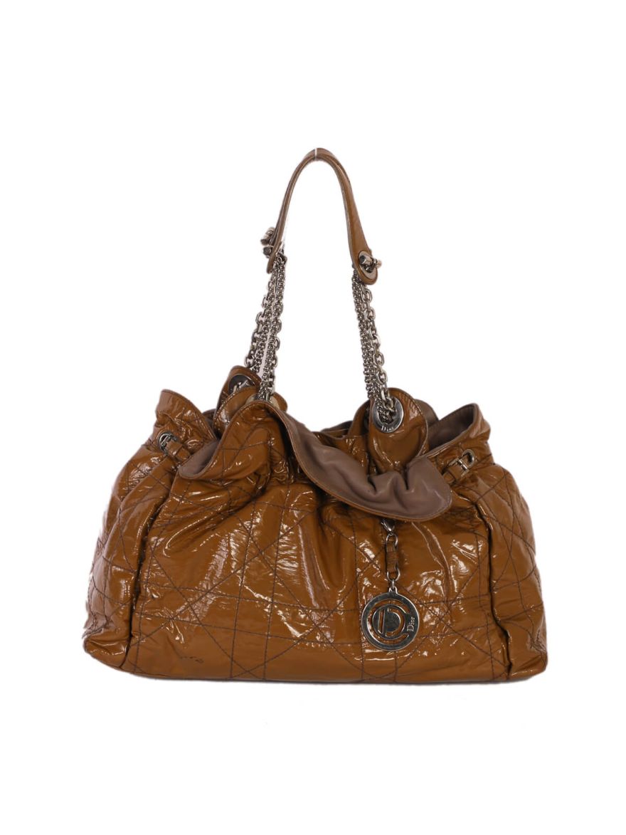 Brown Cannage Leather Le Trente Bag