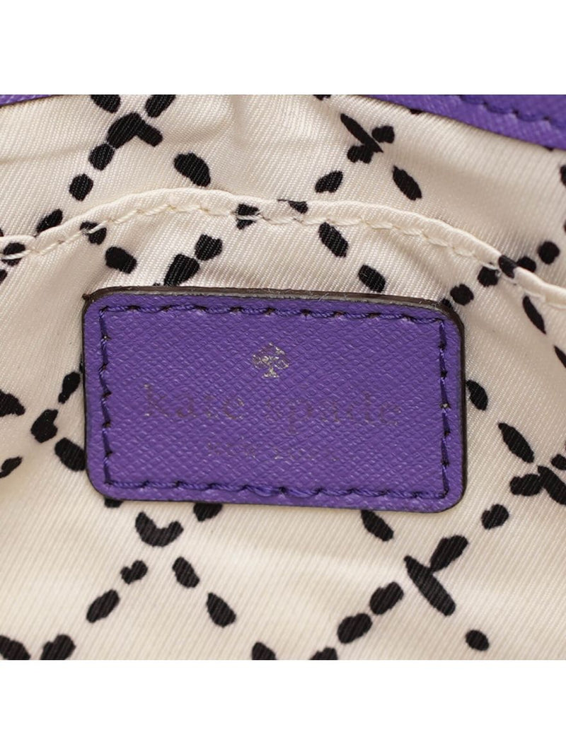 Newbury Lane Sally Purple Leather Crossbody