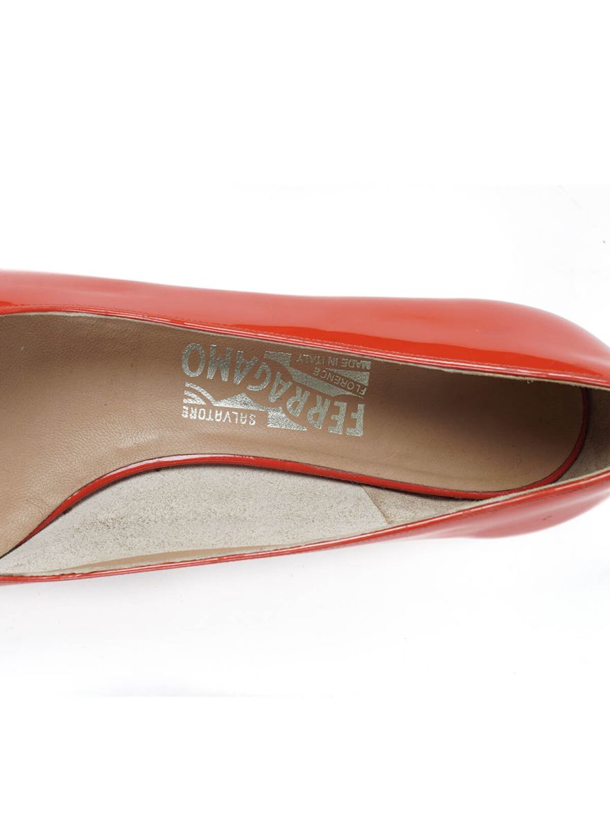 Vara Red Patent Leather Pumps Size - 9.5