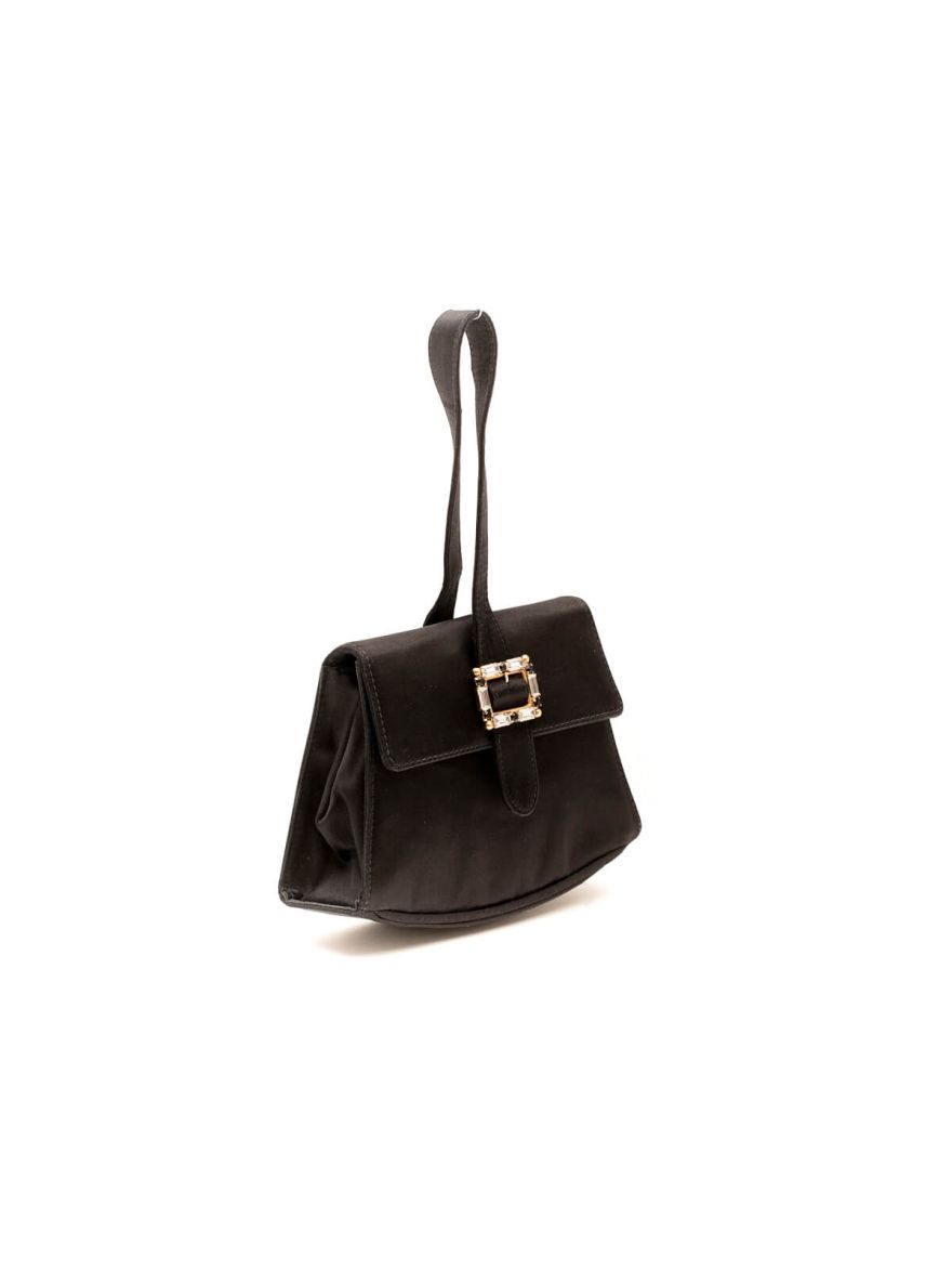 Small Vintage Handheld Black Bag