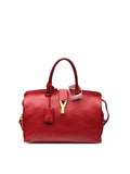 Cabas Y YSL Cabas Y-ligne Lipstick Red Leather Shoulder Bag