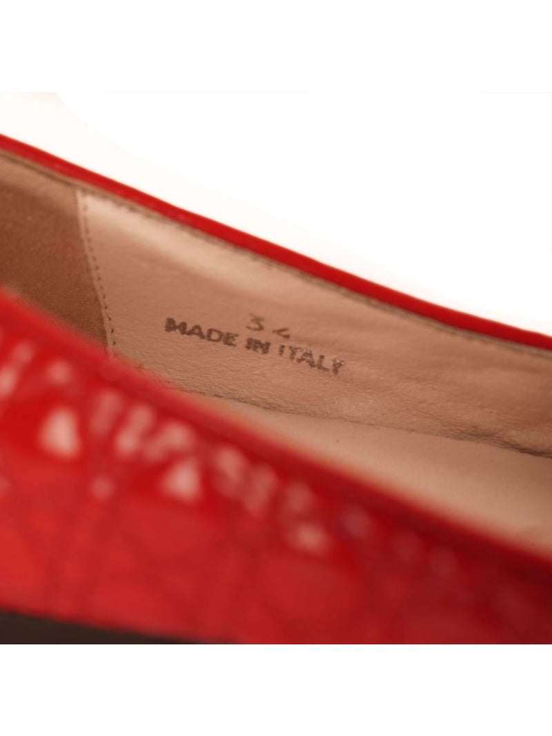 Red Belle Flats Size 34