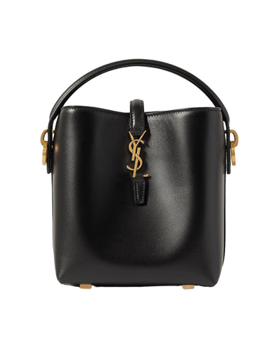 YSL The Le 37 Small In Black Shiny Leather