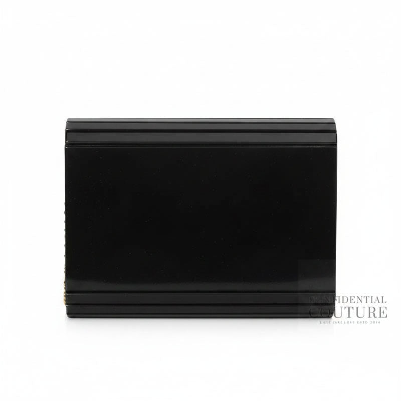 Pre-loved Jimmy Choo Candy Black Clutch with Chain Strap