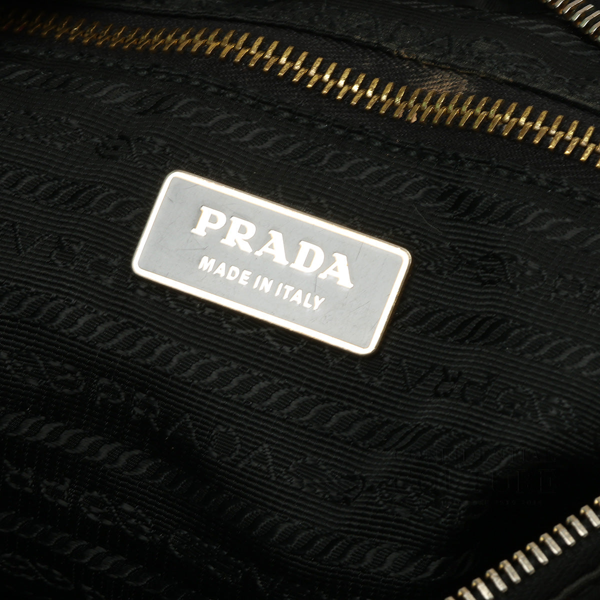 Black Tessuto Fiocco Nylon Handbag
