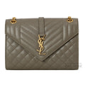 College Medium In Quilted Leather Envelope Bag