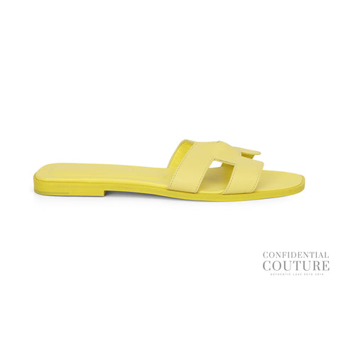 Lime Oran Sandals- EU 39, US 8.5, UK 5.5