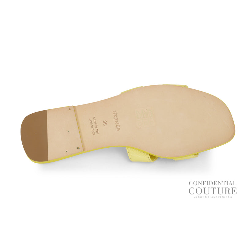 Lime Oran Sandals- EU 39, US 8.5, UK 5.5