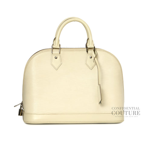 Ivory Epi Leather Alma PM Bag