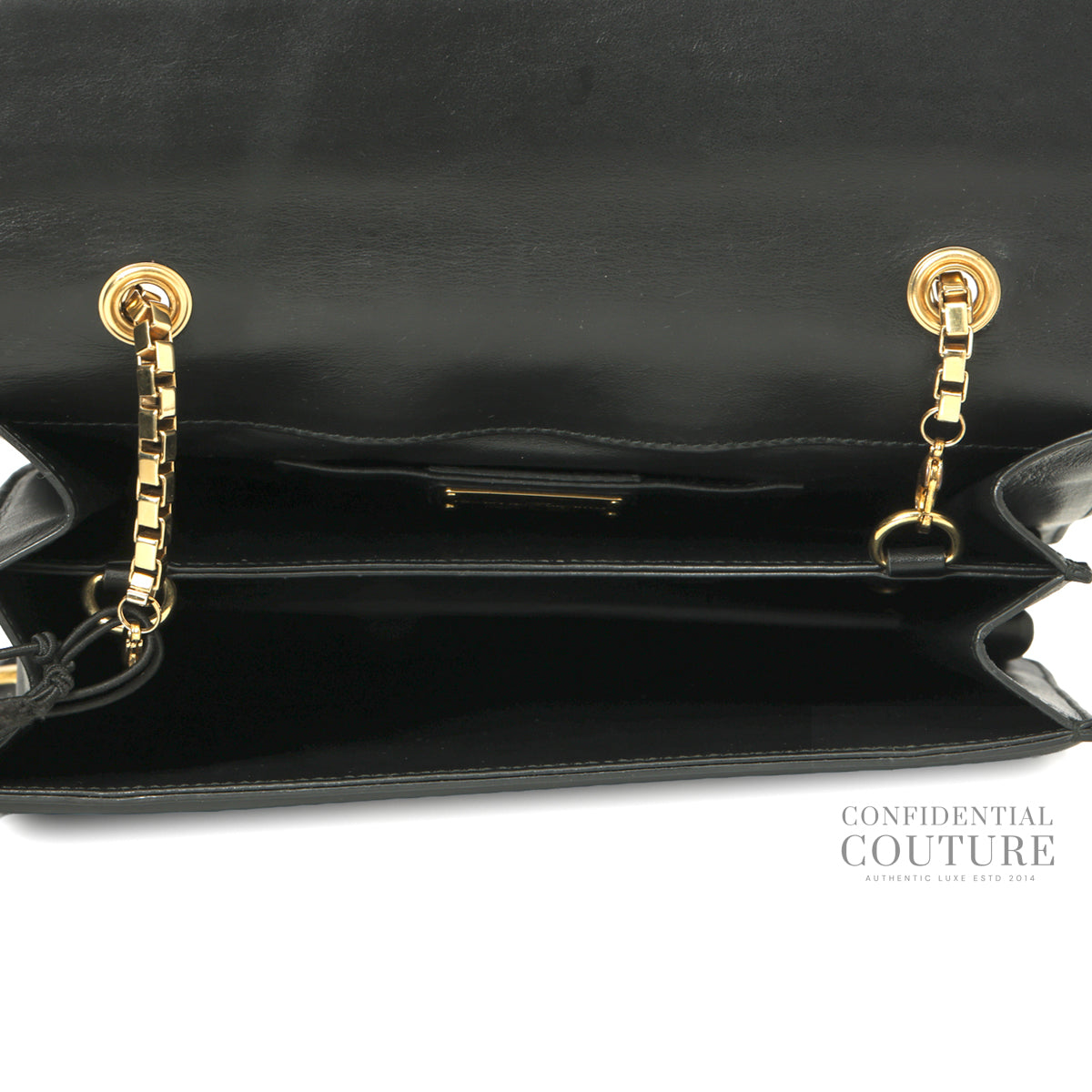 Black Python Flap Bag