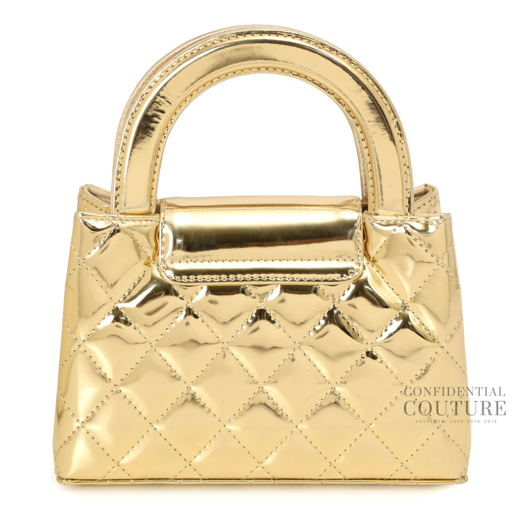 Shop Pre-Loved Chanel Gold Mini Kelly Shopper – Confidential Couture