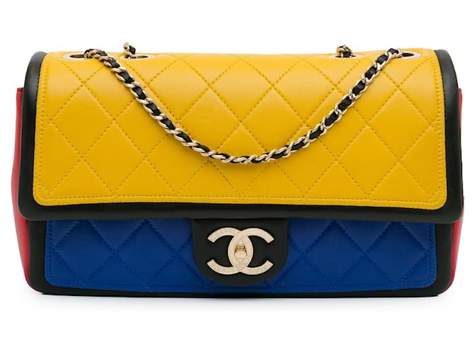 Matelasse Mondrian Multicolor Shoulder Bag