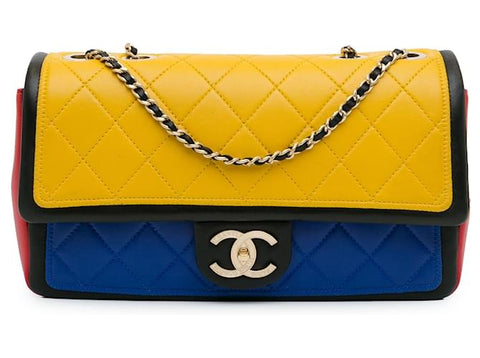 Matelasse Mondrian Multicolor Shoulder Bag