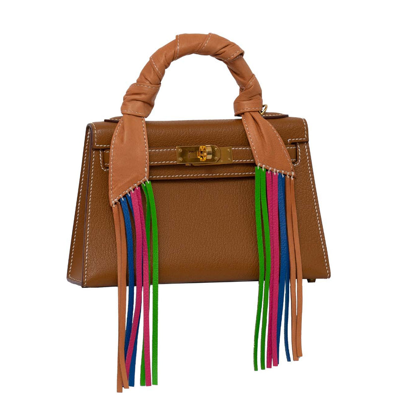 CC x LE MARAIS Mini Camel Sissi With Rainbow Tassels