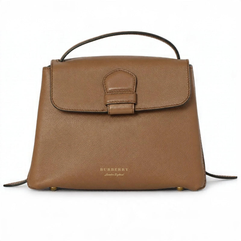 Brown Derby Leather House Check Camberley Small Satchel Bag