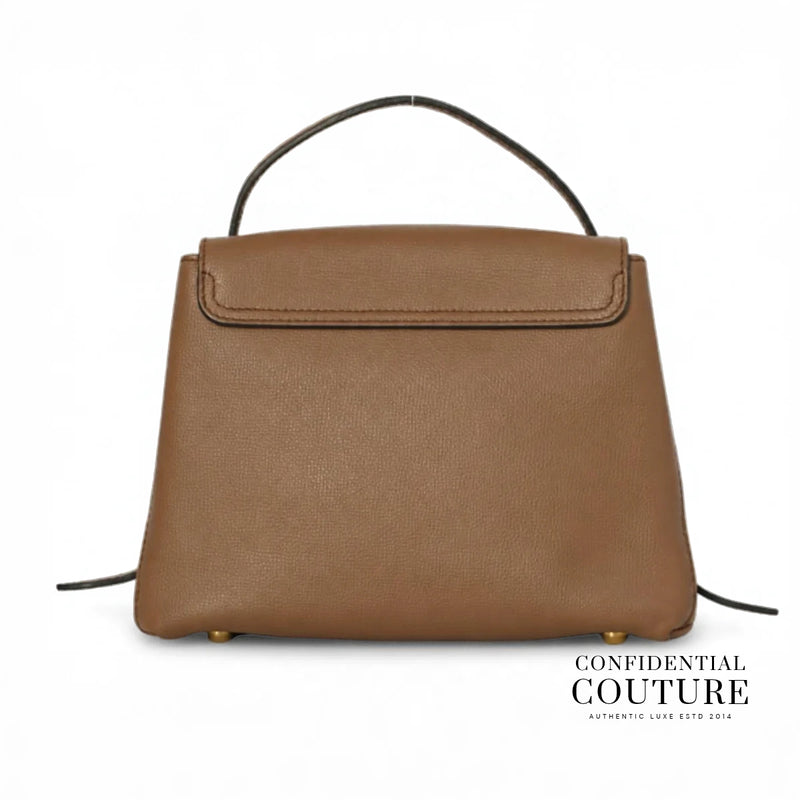 Brown Derby Leather House Check Camberley Small Satchel Bag