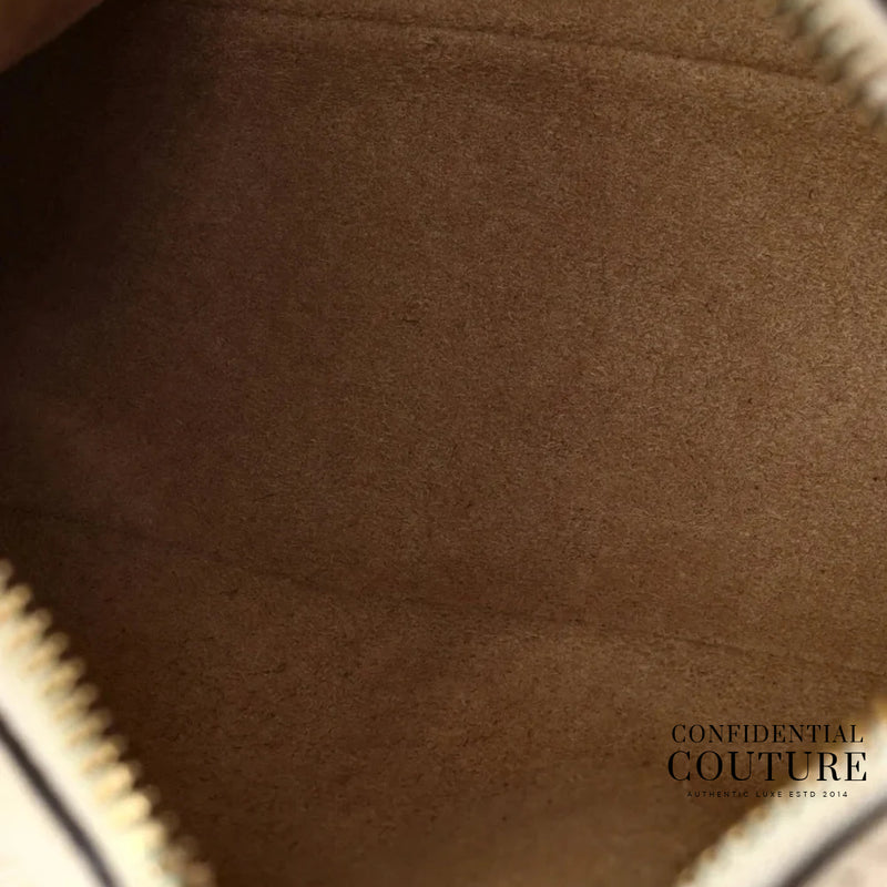 Beige Leather Double G Aphrodite Small Shoulder Bag