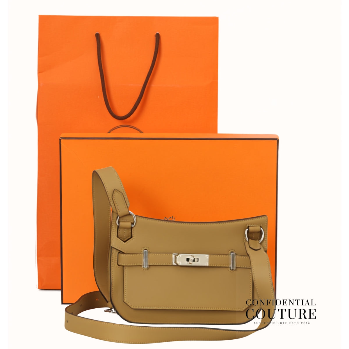 Jypsiere Mini Bandouliere 2D Dune Bag In Swift Leather With Palladium Hardware | 2026