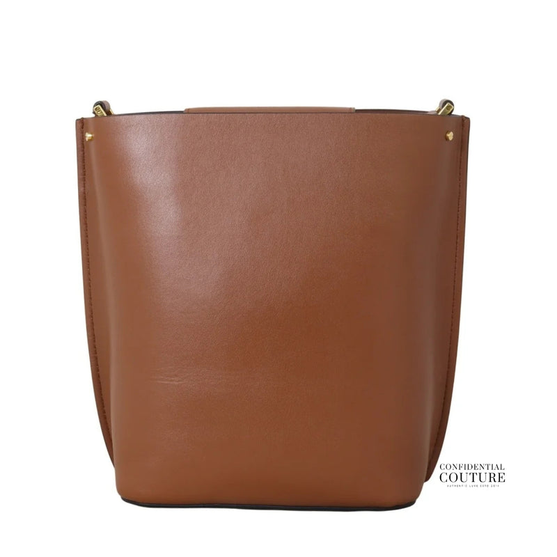 Garavani Brown Fill Me Calfskin Bucket Bag